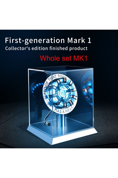 Choice مجموعة MK1-SET زي تنكري لشخصية توني ستارك الخارقة بنسبة 1:1، مصباح صدر...