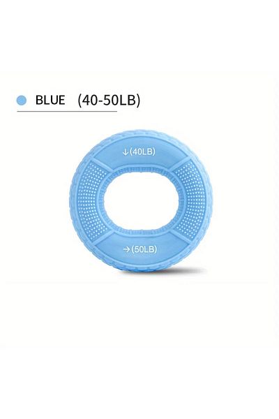 Choice SKY BLUE 20-80LB Strength Hand Grip Ring - Increase Muscle Power