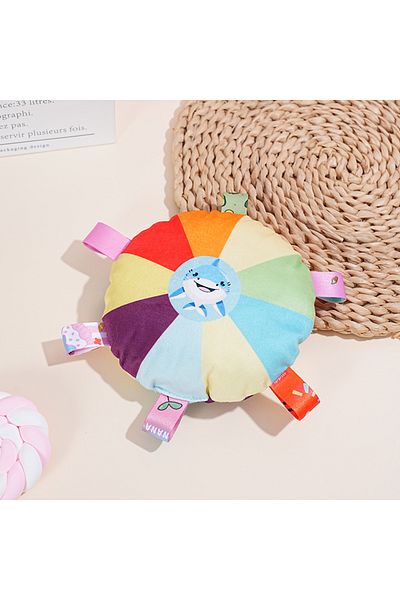 Choice 1PC Style A Funny Rainbow Plush Flying Saucer Dog Toys Outdoor Interactive Training Games Chew Toy P