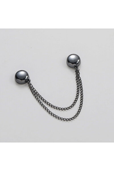 Choice1 مشبك ملابس مغناطيسي أسود متعدد الاستخدامات، قطعة واحدة مع سلسلة زخرفي...