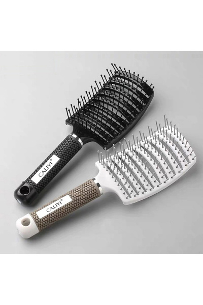 Choice 2 قطعة فرشاة مشط الشعر، فرشاة احترافية منحنية بفتحات تهوية لتجفيف أسرع...