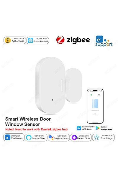 Choice 1PCS Ewelink Zigbee Door Window Sensor Open Closed Detector Security Wireless Burglar Alarm Door Sen