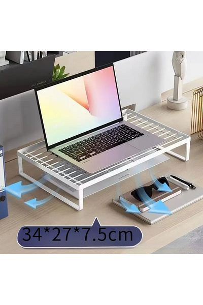Choice WHITE Laptop stand, dormitory storage, heat dissipation, grill, desktop, excited computer, excited c