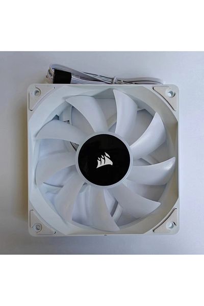 Corsair RGB WHITE White CORSAIR AC120 RGB Fan DC 12V PWM-4PIN And 5V 3PIN ARGB connector High-performance 12