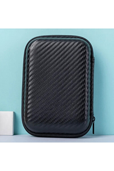 Choice حقيبة تخزين كابل بيانات سماعة الرأس الأنيقة من إيفا مقاس 14 سم، حقيبة تخزين القرص الصلب، شاحن سماعة رأس محمول بسيط بسحاب