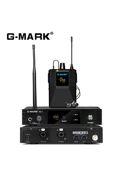Choice1 G2-1-USplug Wireless In Ear Monitor G-MARK G2.1IEM UHF Stage Return S...