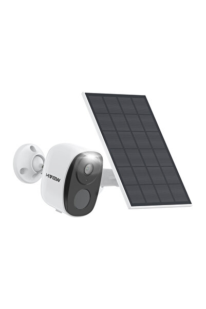 Choice كاميرا TYPE-C مع لوحة شمسية H.VIEW PIR تعمل بالبطارية، كاميرا خارجية لاسلكية، 2K 3MP WiFi Security C