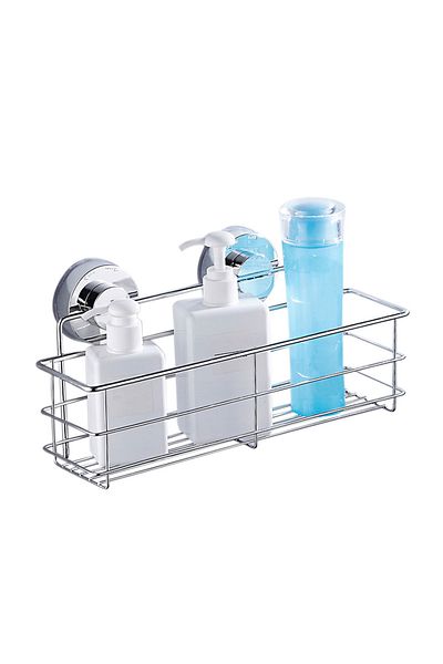 Choice 1 Pc Shower Caddy Shelf Stainless Steel Suction Cup Shower Organizer Shelf No Drilling Heavy Duty Sh