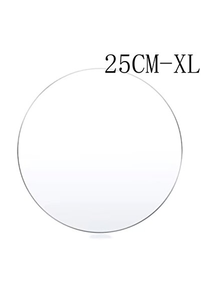 Choice أقراص كيك أكريليك دائرية شفافة مقاس 25 سم و10-30 سم، قاعدة كيك دائرية قابلة لإعادة الاستخدام للمواليد الجدد