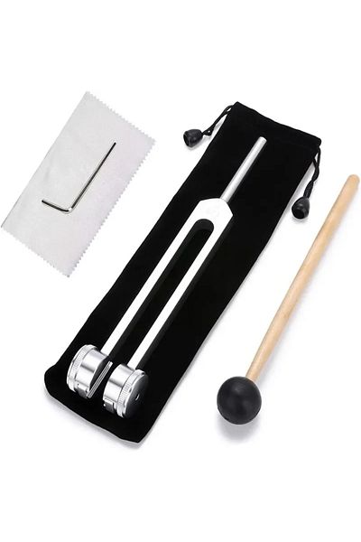 Choice 1 Set 128Hz Tuning Fork Set Weighted Bio-Acoustic Tuning Fork for Reliever Pressure