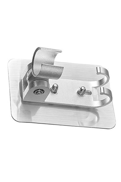 Choice silver Aluminum G1/2-Type Shower Head Holder Stand Wall Mounted Shower Head Holder Adjustable Bathro
