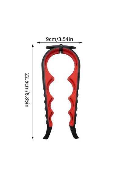 Choice Black-1--1-1-1 Can Opener Multi Functional Four In One Beverage Bottle Opener Cap Twister Four Posit