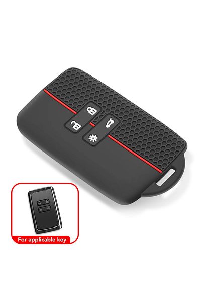 Choice black Silicone Car Key Cover For Renault Captur Koleos Kadjar Arkana Megane Dacia Duster Sandero Ste