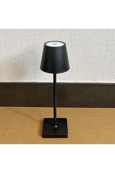 Choice 03-black Rechargeable LED Table Lamp Touch Switch 3 Colors Desk Night Light Wine Bottle Light for Ba