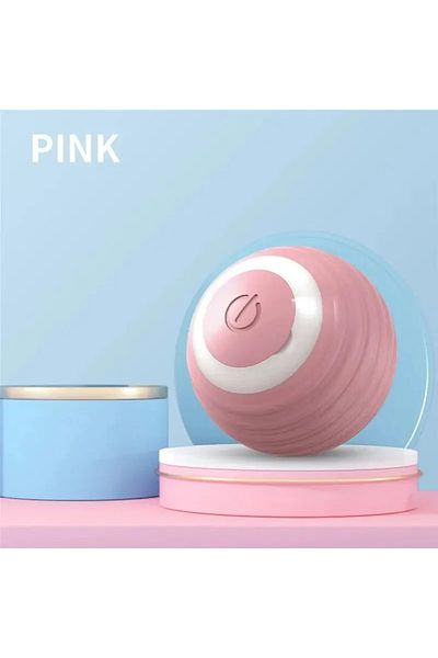 Choice Pink Cat Interactive Ball Training Self-moving Kitten Electric Cat Ball Toys Electronic Automatic Ro