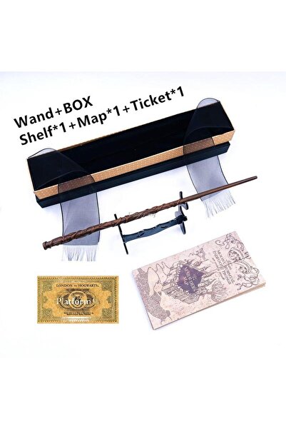 Choice1 عصا سحرية معدنية أساسية من أنمي هيرميون-2 مع صندوق زينة للأطفال، إكسس...