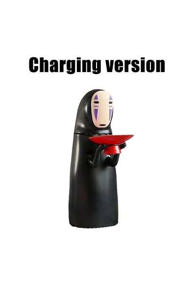 Choice Charging version Saving Pot No Face Man Anime Figure Automatic Eat Coin Spirited Away Figurine Colle