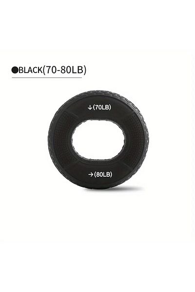 Choice black 20-80LB Strength Hand Grip Ring - Increase Muscle Power
