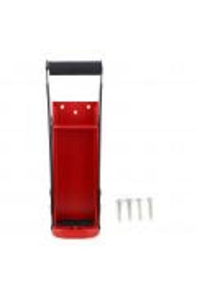 Choice 1011190263411 500ML Can Crusher Red Steel Rubber Handle Plastic Bottle Recycling Tool with Opener St