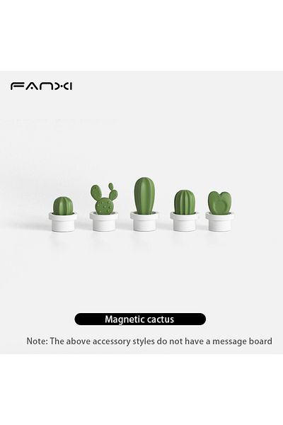 Choice Magnetic cactus Magnetic Bulletin Board with Stand Magnetic Board for Tabletop with Magnetic Clamp M