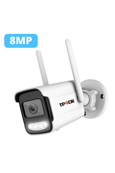 TPTEK Us Plug 8mp No Tf Card 4k 8mp Ip Camera Outdoor Wifi Security Camera Wireless Surveillance Wi Fi Bul