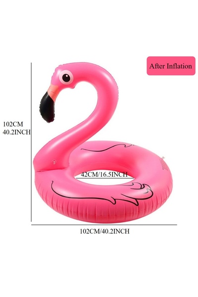 Choice 120cm PVC Inflatable Flamingo Swimming Ring For Adults Pool Parties Supplies&Pool Float