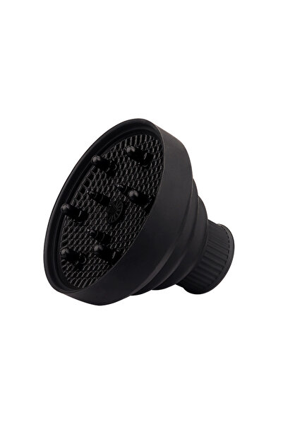 Choice غطاء موزع مجفف الشعر من السيليكون GJSSFZ-أسود، قطعة واحدة، قابل للتعدي...