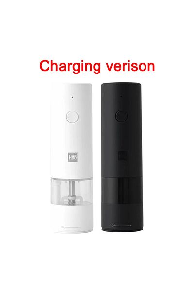 Choice YMQCD-BW Xiaomi Huohou Electric Grinder Automatic Mill Pepper And Salt LED Light 5 Modes Peper Spic