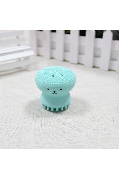 Choice green Silicone Face Cleansing Brush Facial Deep Pore Skin Care Scrub Cleanser Tool New Mini Beauty S