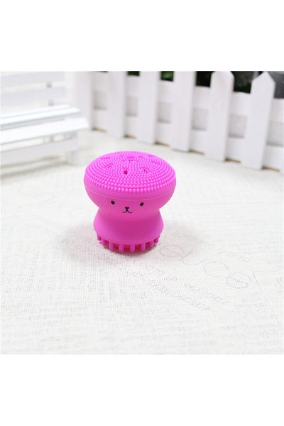 Choice Red Silicone Face Cleansing Brush Facial Deep Pore Skin Care Scrub Cleanser Tool New Mini Beauty Sof