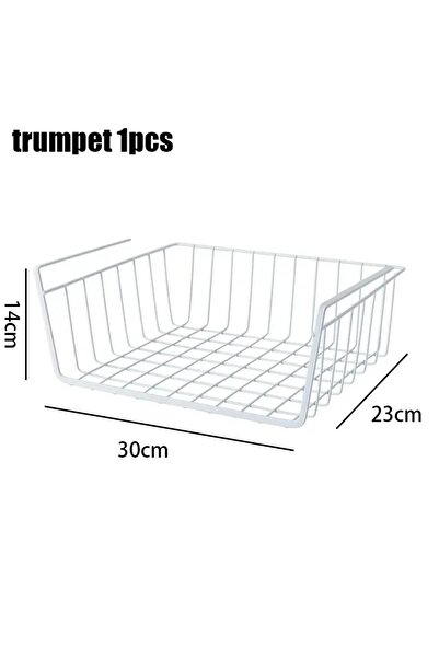 Choice سلة تخزين متعددة الوظائف معلقة مثقبة للمطبخ والحمام، قطعة واحدة باللون...
