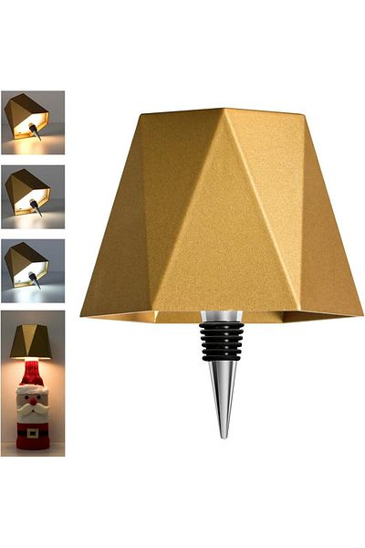 Choice Golden D Wireless Bottle Table Lamp Touch Control of 3 Colors and Stepless Dimming Night Lamp For Ba