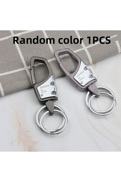 Choice silver Car Key Chain Men and Women Customized High-grade Design Sense Pendant Anti-loss Waist Hangin