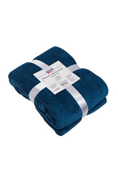 Homelux Heinner home fleece blanket 150x200 cm, turquoise