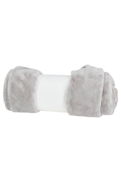 Homelux Fleece-look fold, 160x130 cm, grey