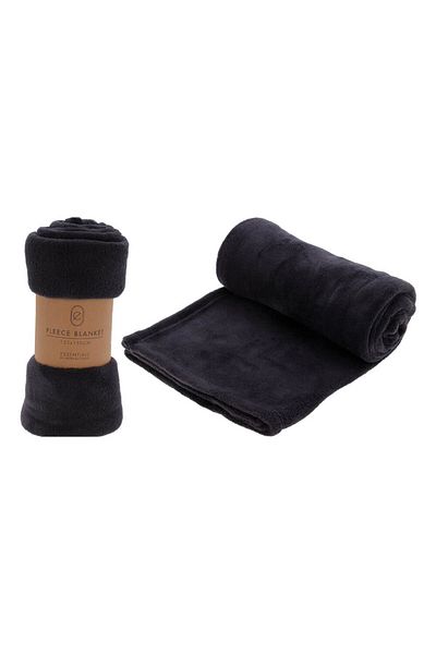Homelux Coral fleece-look blanket, 125x150 cm, anthracite