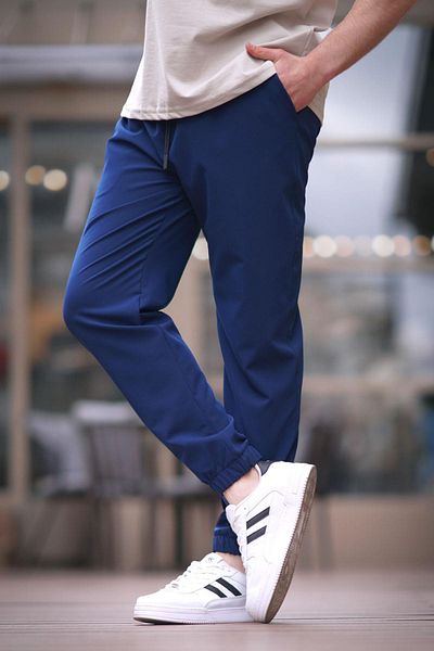 Madmext Ανδρικό παντελόνι Jogger Indigo 6529