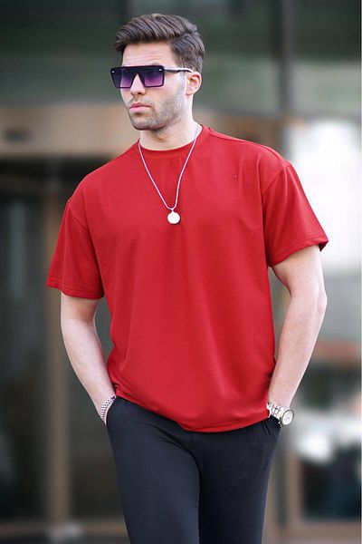 Madmext Ανδρικό T-Shirt Tile Basic Oversize 7010