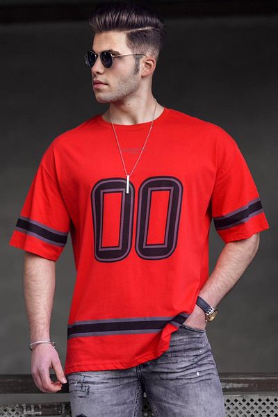 Madmext Red Men's T-Shirt 4974