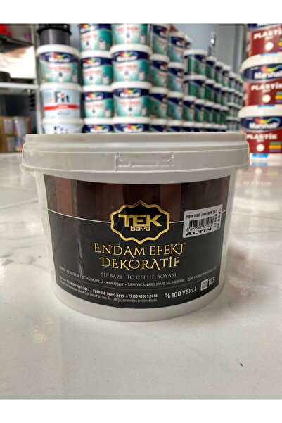 TEK BOYA SU BAZLI ALTIN VARAKLI AKRİLİK BOYA