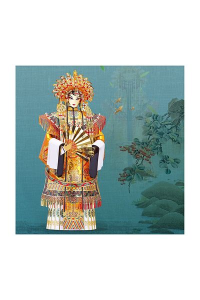 ROKR Puzzle 3D Piececool, Huadan (Yang Guifei), Metal, 343 piese