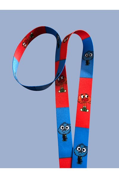 Staffy Colorful Gumbell and Darrwwinn Collar Rope and Card Holder