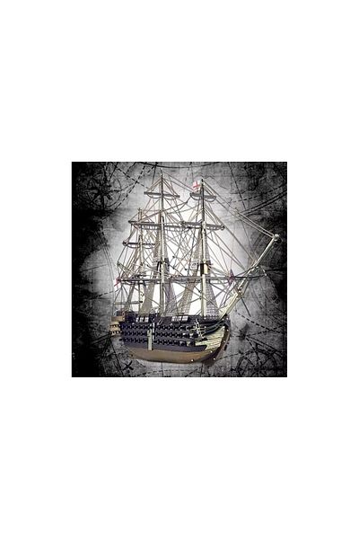 ROKR 3d Puzzle, Hms Queen Victoria, Piececool, Metal, 389 Pieces