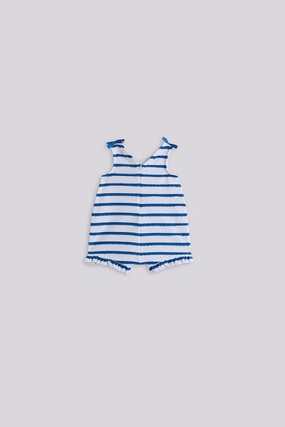 GB Baby BG Store Baby Girl Striped Jumpsuit