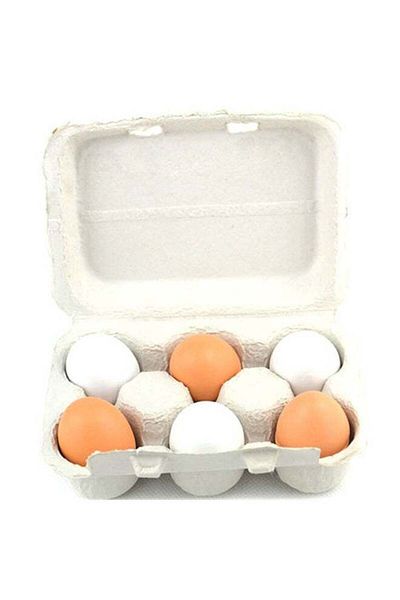 Generic Beauenty 6-Piece Eggs Yolk Pretend Toy
