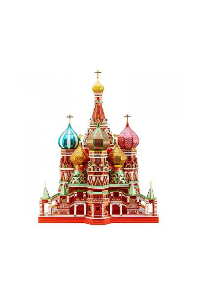 ROKR 3D Puzzle, Saint Basil's Cathedral, Piececool, metal, 711 pieces