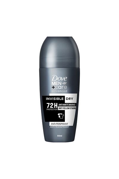 Dove Men+Care Advanced Anti-Perspirant Roll-On Deodorant Invisible Dry 50 ml