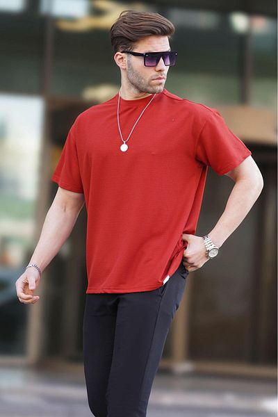 Madmext Ανδρικό T-Shirt Tile Basic Oversize 7010