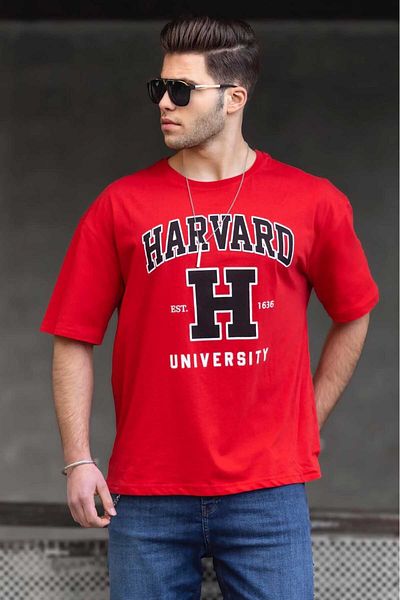Madmext Men's Red T-Shirt 4956