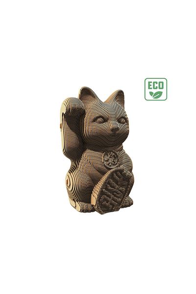 ROKR 3D Puzzle, Lucky Cat, Cardboard, 93 pieces